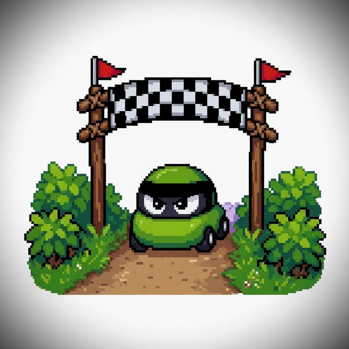 Enter the track